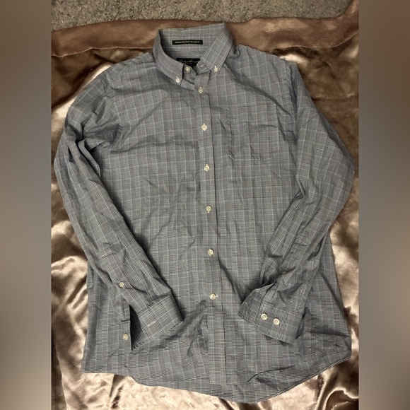 Eddie Bauer Other - Eddie Bauer Men's Charcoal Plaid Button Down Shirt